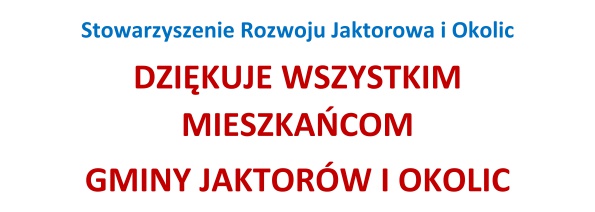 Podziękowanie